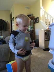 Now, carrier is snug and baby is secure for safe and comfortable babywearing. 